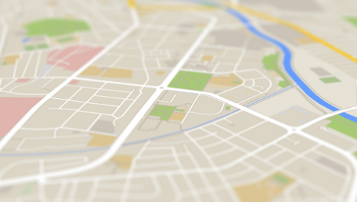 location marker on a map